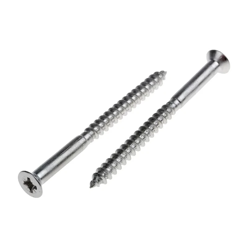 RS PRO Pozidriv Countersunk Stainless Steel Wood Screw 5 mm Thread, Length 65 mm, Black Chrome Nickel Zinc Plated 483-3214