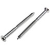RS PRO Pozidriv Countersunk Stainless Steel Wood Screw 5 mm Thread, Length 65 mm, Black Chrome Nickel Zinc Plated 483-3214