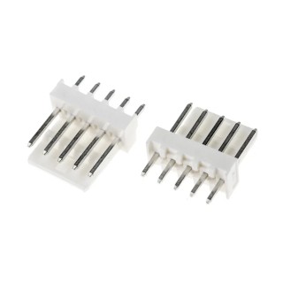 Molex KK 254 Series Straight Through Hole Pin Header 5 Contacts 2.54 mm Pitch 1 Row Unshrouded 22-27-2051