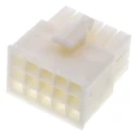 TE Connectivity Mini-Universal MATE-N-LOK Male Connector Housing 4.2 mm Pitch 15 Way 3 Row Straight 172171-1