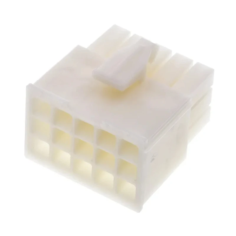 TE Connectivity Mini-Universal MATE-N-LOK Male Connector Housing 4.2 mm Pitch 15 Way 3 Row Straight 172171-1