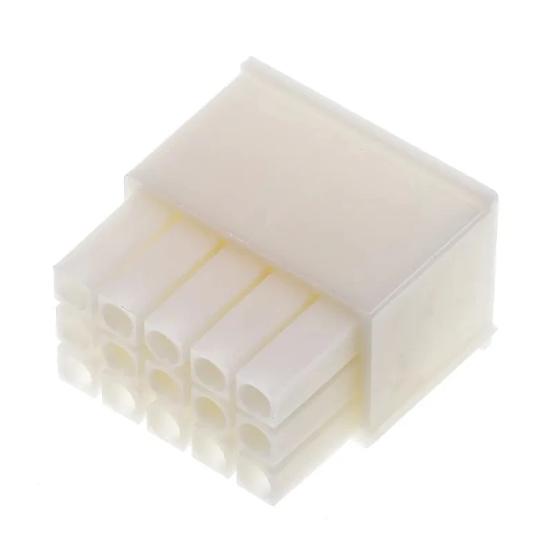 TE Connectivity Mini-Universal MATE-N-LOK Male Connector Housing 4.2 mm Pitch 15 Way 3 Row Straight 172171-1