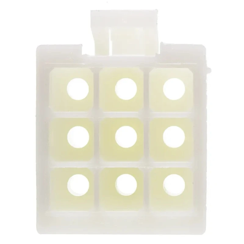TE Connectivity Mini-Universal MATE-N-LOK Male Connector Housing 9 Way 3 Row 4.2 mm Pitch Nylon 172169-1