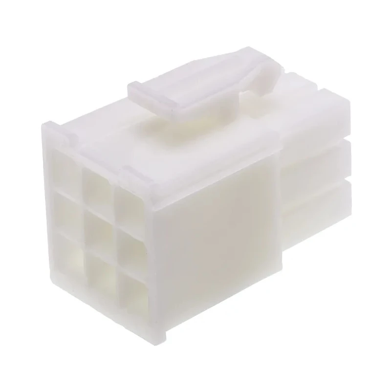 TE Connectivity Mini-Universal MATE-N-LOK Male Connector Housing 9 Way 3 Row 4.2 mm Pitch Nylon 172169-1