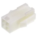 TE Connectivity Mini-Universal MATE-N-LOK Female Connector Housing 4 Way 2 Row 4.2 mm Pitch 17.8 mm Length 9.8 mm 172159-1