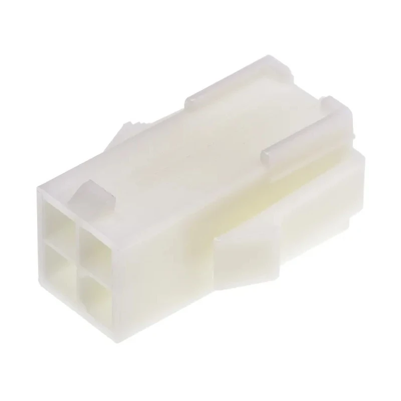 TE Connectivity Mini-Universal MATE-N-LOK Female Connector Housing 4 Way 2 Row 4.2 mm Pitch 17.8 mm Length 9.8 mm 172159-1