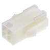 TE Connectivity Mini-Universal MATE-N-LOK Female Connector Housing 4 Way 2 Row 4.2 mm Pitch 17.8 mm Length 9.8 mm 172159-1