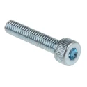 RS PRO Plain Steel Hex Socket Cap Screw, Hex Socket Drive, Thread M4 x 20 mm 483-8231