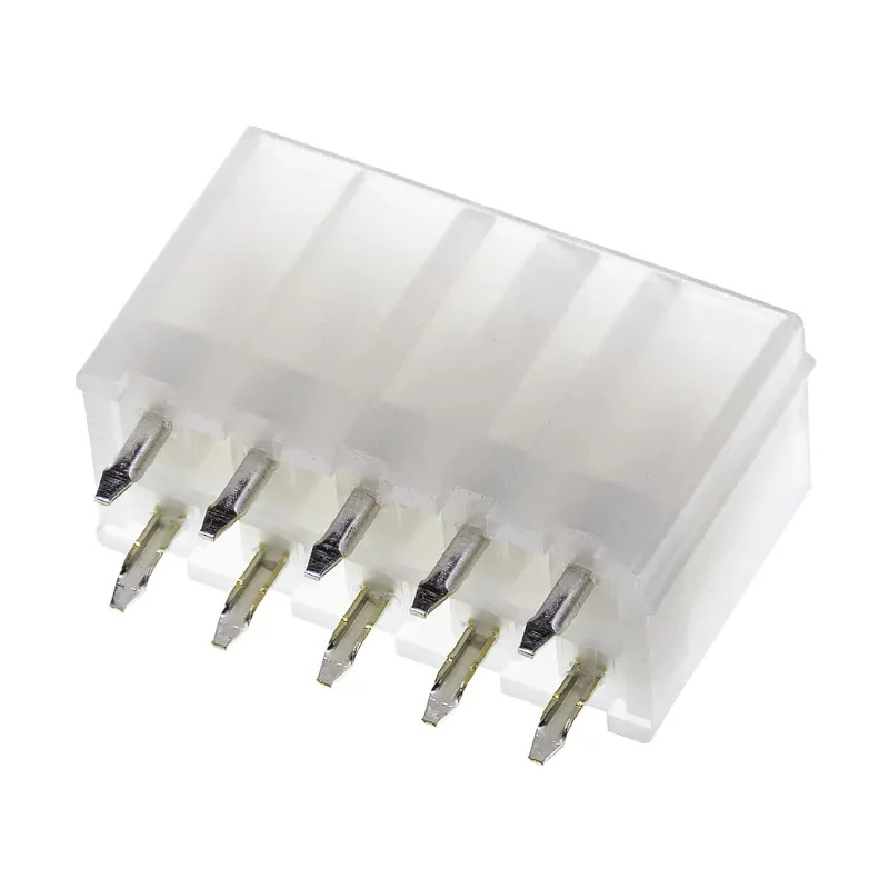 Molex Mini-Fit Jr Series Straight Through Hole PCB Header 10 Contacts 4.2 mm Pitch 2 Row Shrouded 39-28-1103