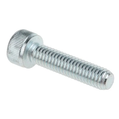 RS PRO Plain Steel Hex Socket Cap Screw, Hex Socket Drive, M6 Thread, 25mm Length, Grade A, DIN 912 483-8332