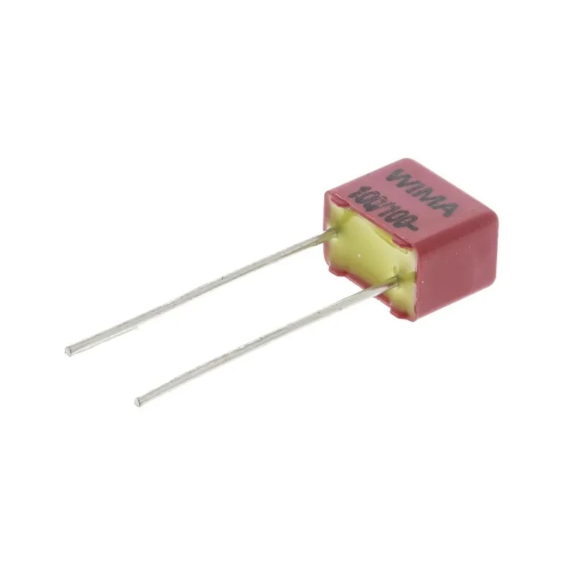 WIMA FKP2 Film Capacitor, 100 pF ±5%, Rated 100 V DC 63 V AC, Through Hole Mount, Lead Pitch 5 mm FKP2