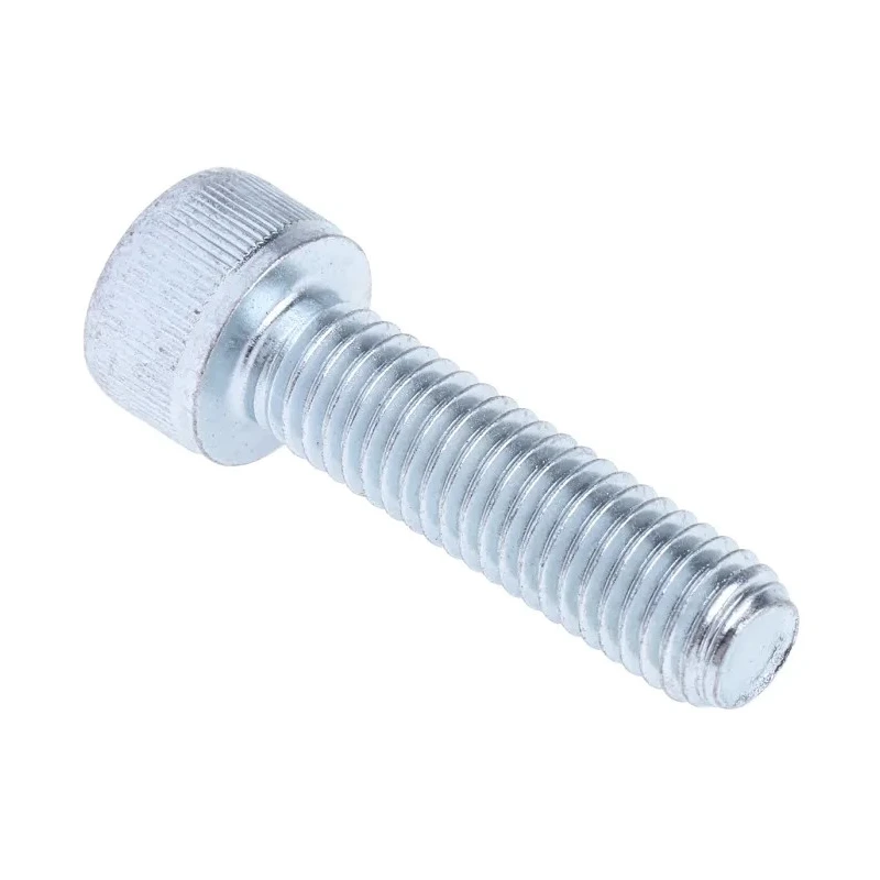 RS PRO Plain Steel Hex Socket Cap Screw, Hex Socket Drive, M8 x 30 mm 483-8405