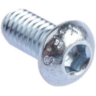 RS PRO Bright Zinc Steel Hex Socket Button Screw M6 x 12 mm 483-9650