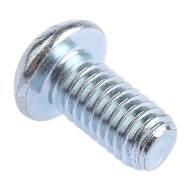 RS PRO Bright Zinc Steel Hex Socket Button Screw M6 x 12 mm 483-9650