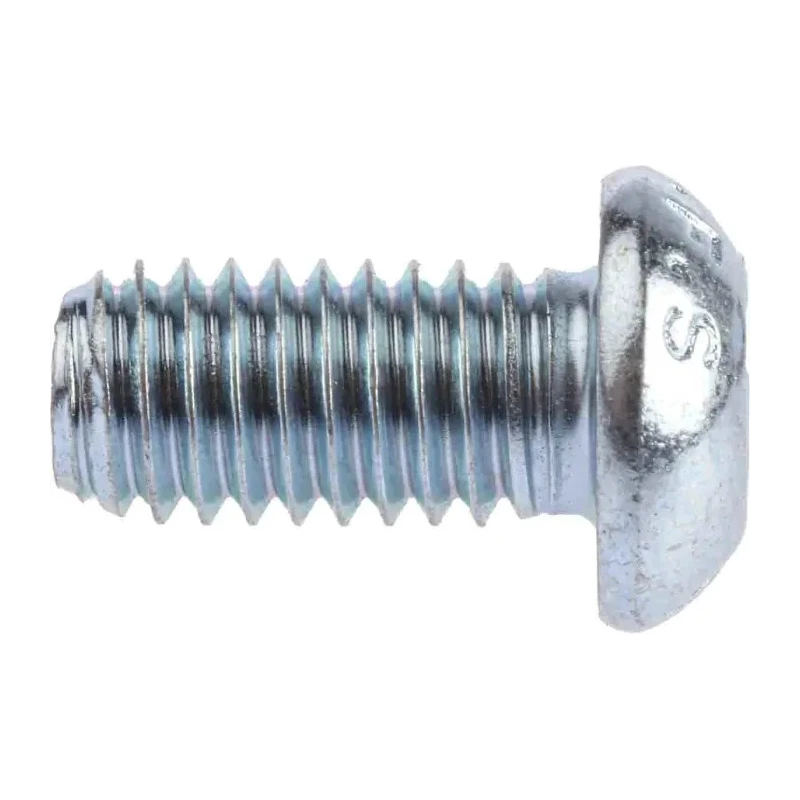 RS PRO Bright Zinc Steel Hex Socket Button Screw M6 x 12 mm 483-9650