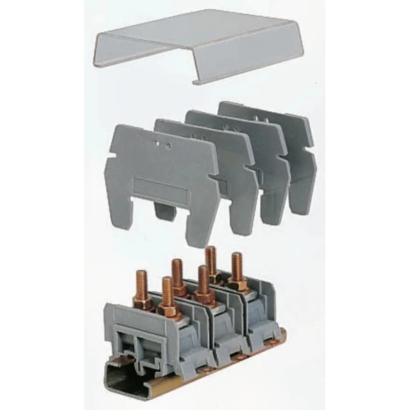 Entrelec ECP Series Grey Partition Plate for Use with DIN Rail Terminal Blocks 1SNA113692R1700