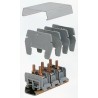 Entrelec ECP Series Grey Partition Plate for Use with DIN Rail Terminal Blocks 1SNA113692R1700