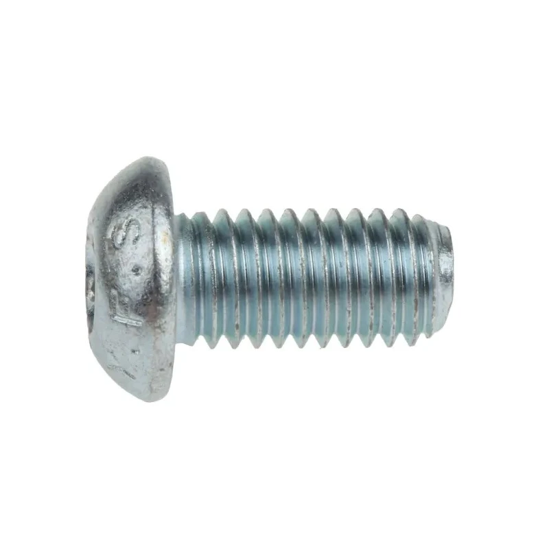 RS PRO Bright Zinc Steel Hex Socket Button Screw M8 x 16 mm 483-9717