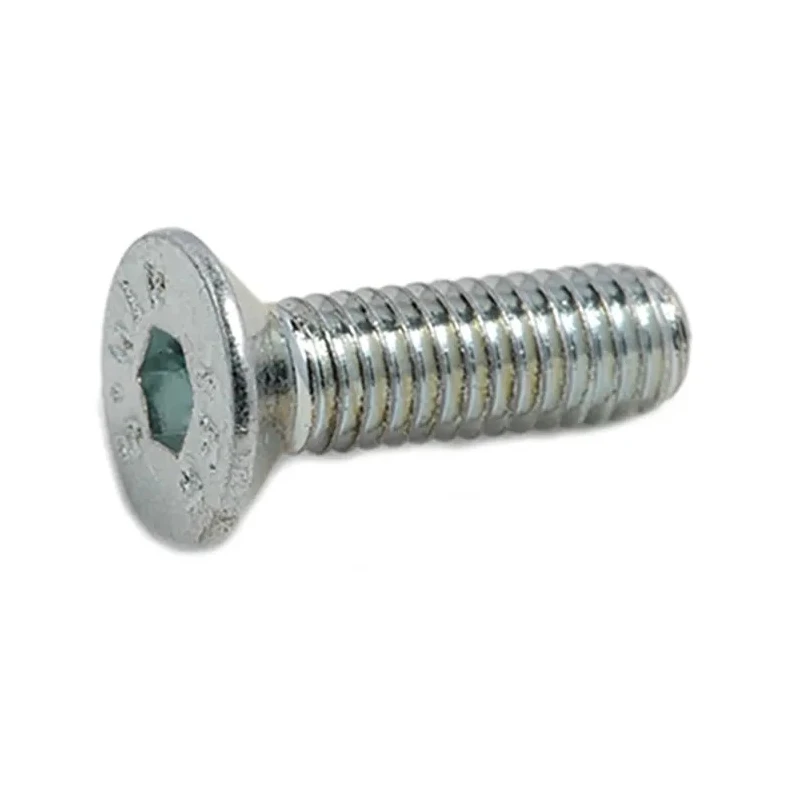 RS PRO Bright Zinc Plated Steel Hex Socket Countersunk Screw M3 x 10 mm 483-9773
