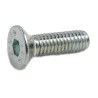 RS PRO Bright Zinc Plated Steel Hex Socket Countersunk Screw M3 x 10 mm 483-9773