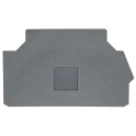 Entrelec FEM Series End Cover for Use with DIN Rail Terminal Blocks 1SNA116951R1500