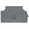 Entrelec FEM Series End Cover for Use with DIN Rail Terminal Blocks 1SNA116951R1500