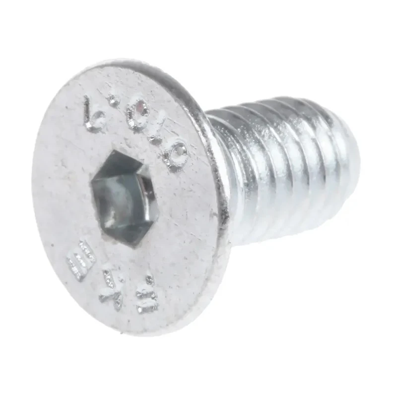 RS PRO Bright Zinc Plated Steel Hex Socket Countersunk Screw M5 x 10 mm 483-9824