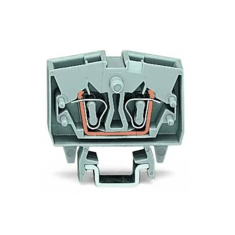 WAGO 264 Series Feed Through Terminal Block Grey 2.5mm² 1-Level Cage Clamp 264-701