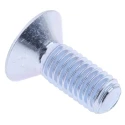 RS PRO Bright Zinc Plated Steel Hex Socket Countersunk Screw M8 x 20 mm 483-9931