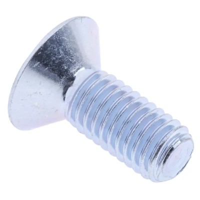 RS PRO Bright Zinc Plated Steel Hex Socket Countersunk Screw M8 x 20 mm 483-9931