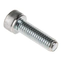 RS PRO Bright Zinc Plated Steel Hex Socket Cap Screw, Hex Socket Drive, Thread M6, Length 20 mm 484-0004