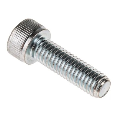 RS PRO Bright Zinc Plated Steel Hex Socket Cap Screw, Hex Socket Drive, Thread M6, Length 20 mm 484-0004