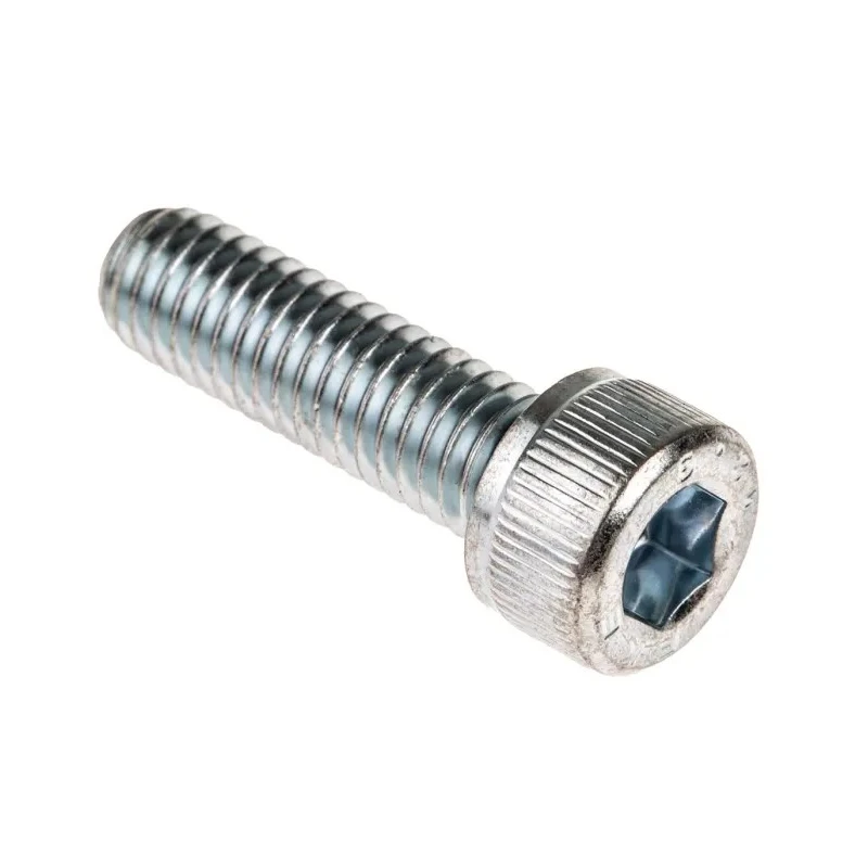 RS PRO Bright Zinc Plated Steel Hex Socket Cap Screw, Hex Socket Drive, Thread M6, Length 20 mm 484-0004