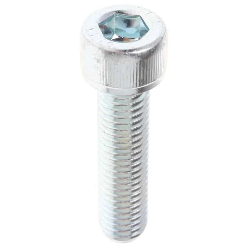 RS PRO Bright Zinc Plated Steel Hex Socket Cap Screw M10 x 40 mm 484-0060