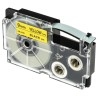 Casio Black on Yellow Label Printer Tape 9 mm Width 8 m Length XR-9YW1