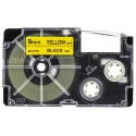 Casio Black on Yellow Label Printer Tape 9 mm Width 8 m Length XR-9YW1