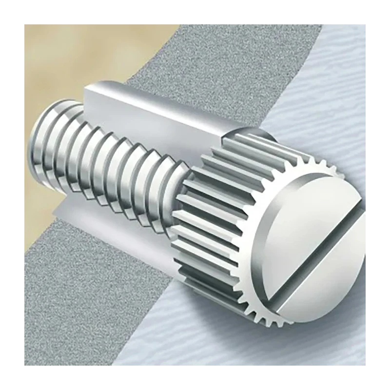 RS PRO Nylon Thumb Screw, Plain Finish, M4 x 10mm 484-7083