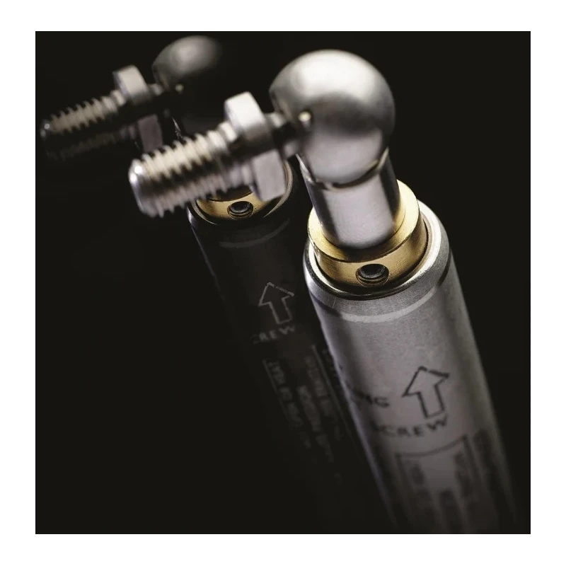 RS PRO Stainless Steel Gas Strut with Ball & Socket Joint 664mm Extended Length 300mm Stroke SXY8A6A600005