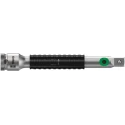Wera Zyklop 8796 3/8 in Square Extension Socket, 125mm Overall Chrome Vanadium Steel 05003591001