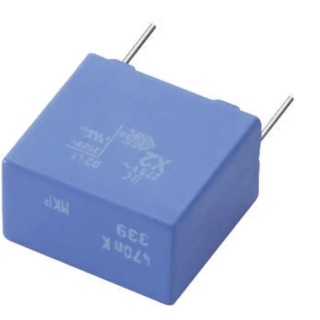 Vishay MKP 339 Film Capacitor X2, ±20 %, 1 nF, 630 V DC, 310 V AC, Through Hole BFC233920102
