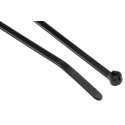 Thomas & Betts Stainless Steel Barb Locking Cable Tie 186 mm x 4.8 mm, Black Polyamide 66 7TCG009450R0198 TYB25MX
