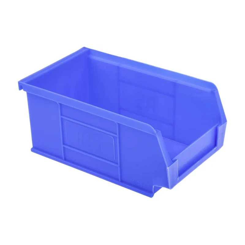 RS PRO Polypropylene Storage Bin, Blue, 167 mm x 101 mm x 76 mm, Load Capacity 12kg 484-4028