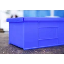 RS PRO Polypropylene Storage Bin, Blue, 167 mm x 101 mm x 76 mm, Load Capacity 12kg 484-4028