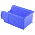 RS PRO Polypropylene Storage Bin, Blue, 167 mm x 101 mm x 76 mm, Load Capacity 12kg 484-4028