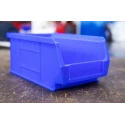 RS PRO Polypropylene Storage Bin, Blue, 167 mm x 101 mm x 76 mm, Load Capacity 12kg 484-4028