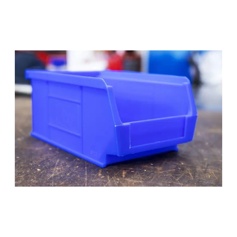 RS PRO Polypropylene Storage Bin, Blue, 167 mm x 101 mm x 76 mm, Load Capacity 12kg 484-4028