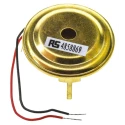 RS PRO 85 dB Panel Mount Continuous External 4.5 mm Piezo Buzzer Component 1 V dc Min 30V dc Max 4858869P