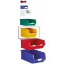 RS PRO Polypropylene Storage Bin, 350 mm x 205 mm x 181 mm, Yellow 484-4163