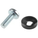 RS PRO Steel 10 Piece Cross Drive Machine Screw/Bolt & Washer Kit, Pan Head, Plain Finish, 3mm to 16mm Length 484-8373