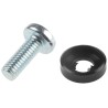 RS PRO Steel 10 Piece Cross Drive Machine Screw/Bolt & Washer Kit, Pan Head, Plain Finish, 3mm to 16mm Length 484-8373